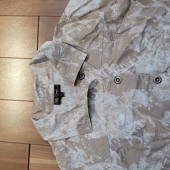 Nwt DIANE GILMAN box pleat boxy jacket - Picture 4 of 5